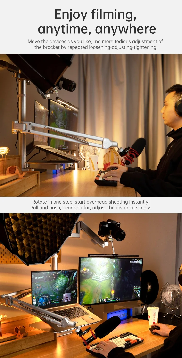 Description Picture 6 of itemFALCAM Geartree Professional Photography Home Studio Accessories Clamp Full Motion Swivel Arm for Geartree System