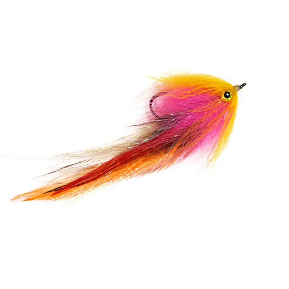 Sharp Feather Hook Trota Salmone Steelhead Pike Streamer Fly Fishing Mosche Tool