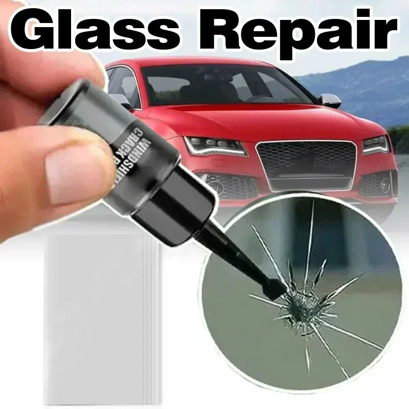 Car Glass Nano Repair Liquid Vehicle Window Glass Crack Repair Tool Set Auto Windshield Scratch Crack DIY Repair Tool Set