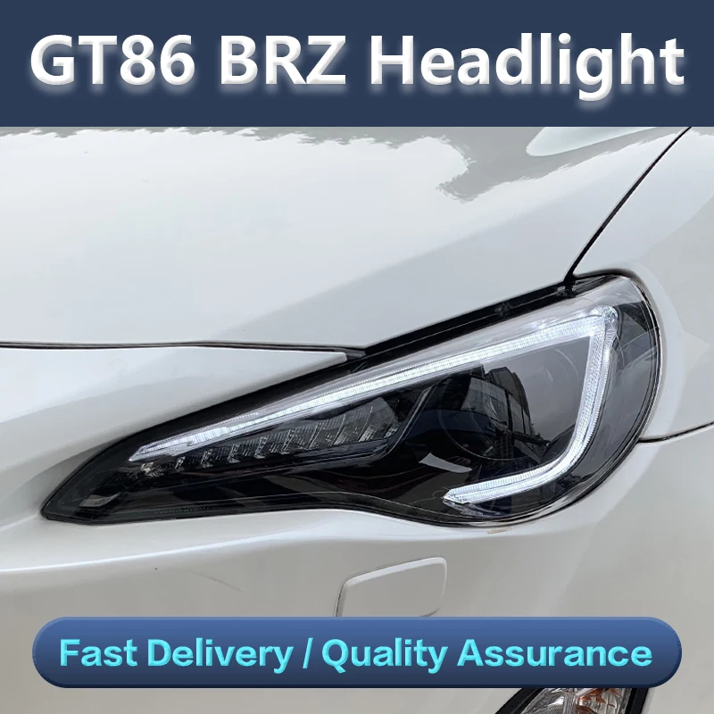 

Автомобильная передняя фара для Subaru BRZ фары 2012-2018 FT86 GT86 головная лампа Стайлинг динамический сигнал поворота автомобильный объектив