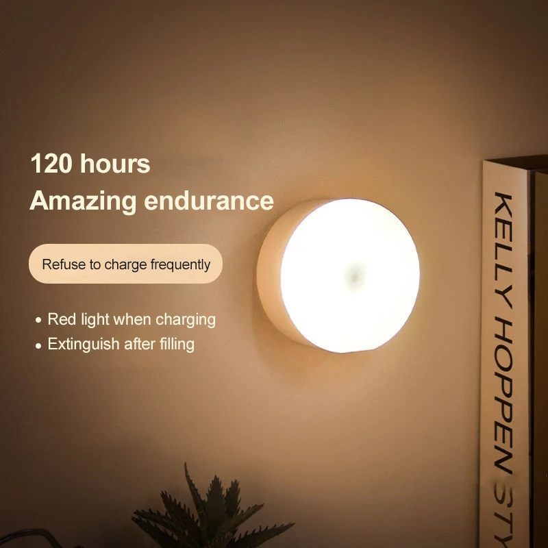 Mini Sensor Night Lights Bedroom Decoration LED Touch Nightlight Dormitory Bedside Baby USB Charging Atmosphere Nursing Light