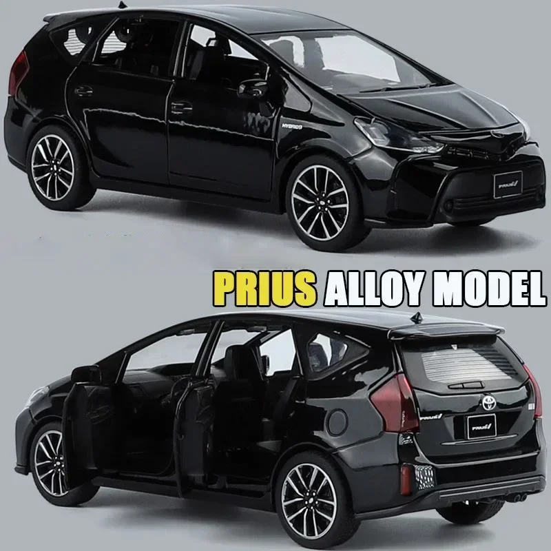 1/32 Toyota Prius SUV Alliage Muscle Car Modèle Son Et Lumière Pull Back Jouet Pour Enfants Objets De Collection Cadeau D'anniversaire – Acheter Les Meilleurs Produits Dans La Boutique En Ligne