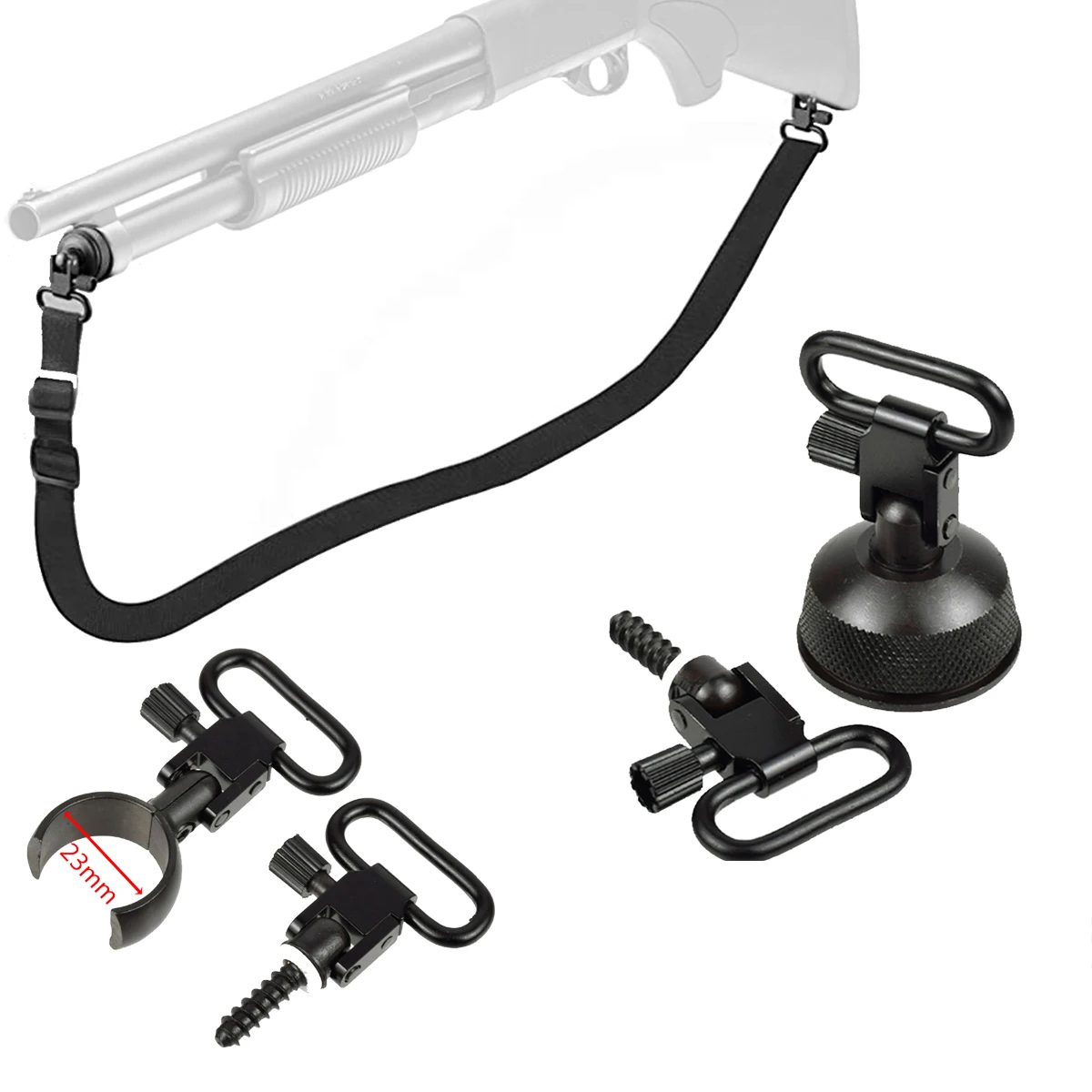 Sling Swivel Stud Mount Adapter Set For Remington 870 1100 Express 12GA