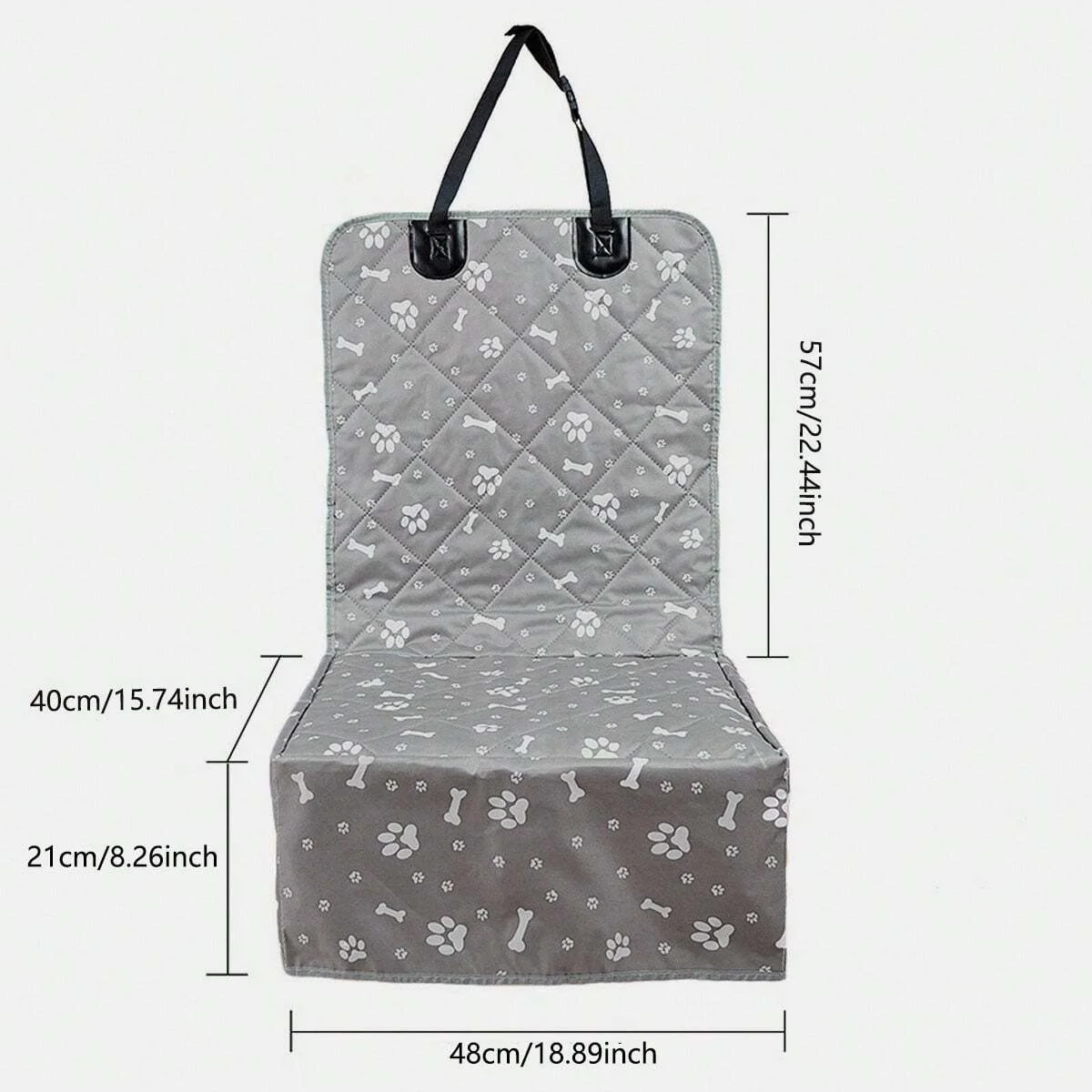 1pc-Pet car seat cushion, dog car seat cushion, front seat cover, single-layer dirt and scratch resistant car seat cushion