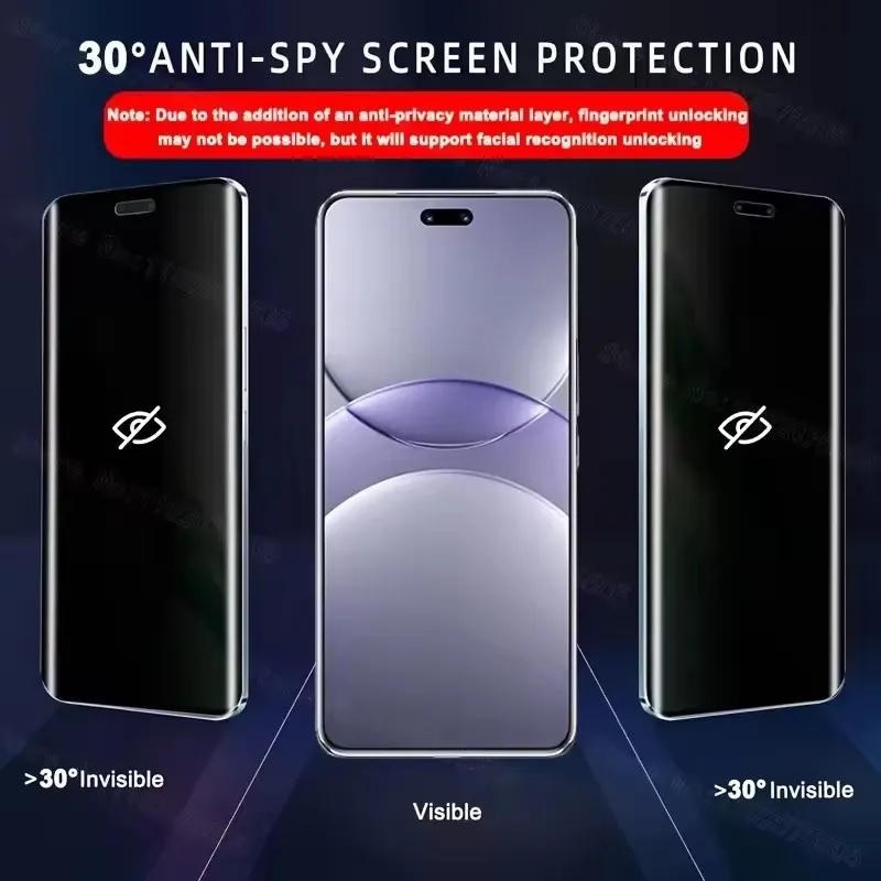 3-Pack Privacy Hydrogel Screen Protector Film