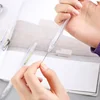 5 Pcs/Set Mechanical Pencil White Simple Automatic Pen 0.5/0.7mm for Students School Supplies Office Accessories Stationery 3