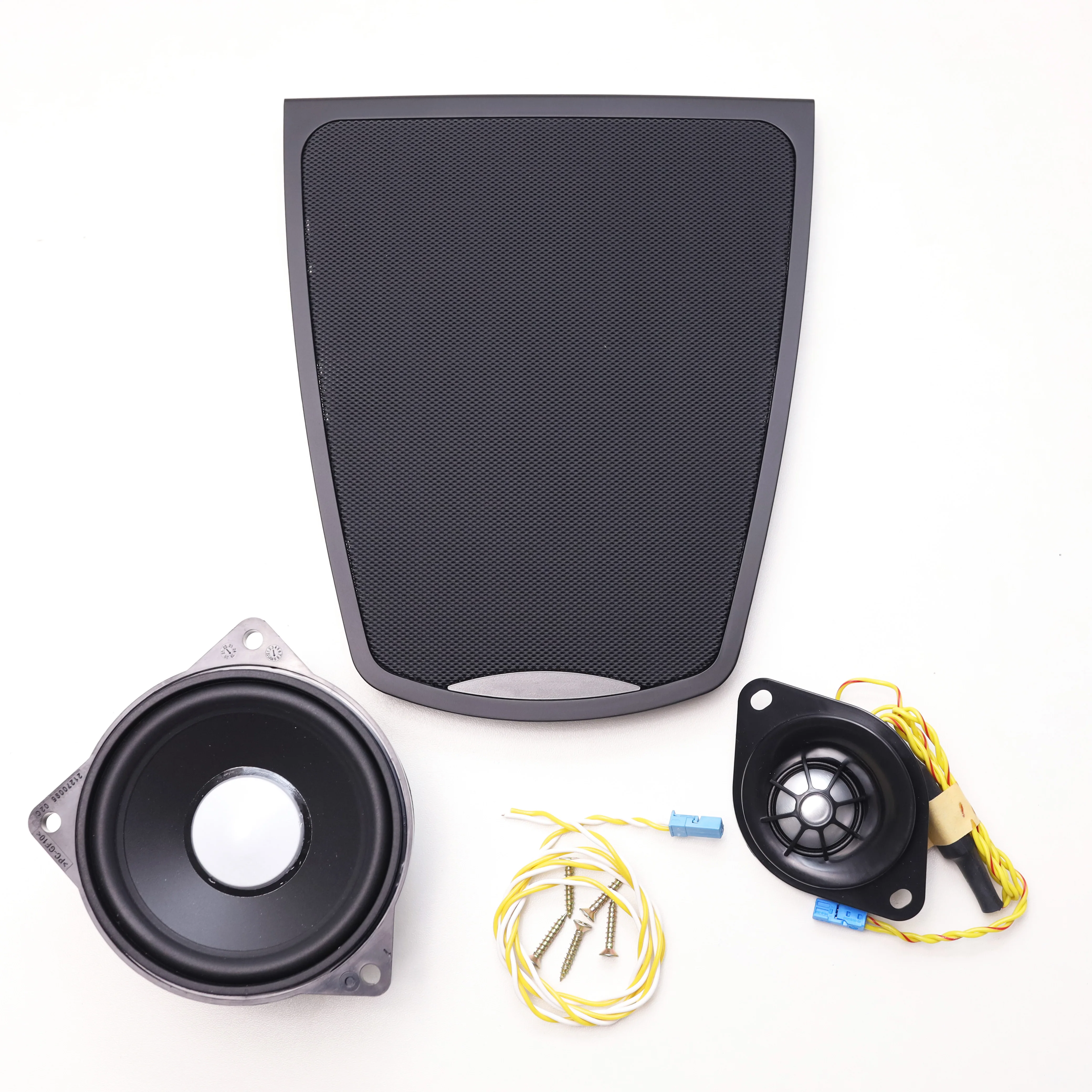 Stereo Speaker Tweeter Car Front Door Speaker For BMW F10 F11 5 Series Audio Trumpet Tweeter Cover Head Treble Horn Frame Decoration Original Model Fit