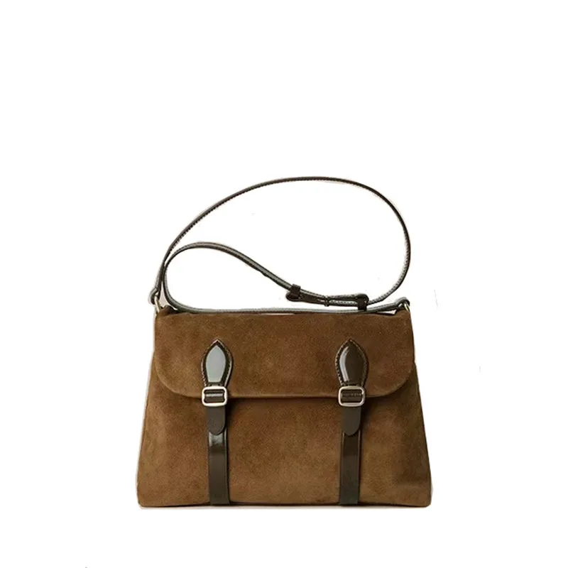 Fashion Luxury Designer PU Leather Shoulder Bag Women Clutch Handbag Purse Female Nubuck Leather Underarm Bag Travel Totes