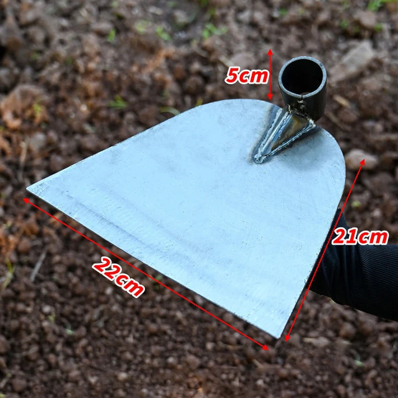 Description Picture 5 of item1Pcs Thickened Stainless Steel Hoe Weed Remover Weeding Hoe For Planting Vegetable Loosening Soil Outdoor Gardening Tools