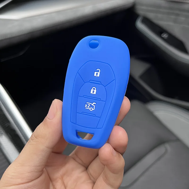 Silicone car key fob cover case protect skin set sleeve For Chevrolet Cruze Spark Onix Volt Aveo flip folding Remote Accessories key case,key case cover