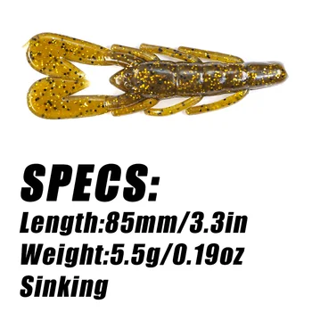 Soft Craw Fishing Lures 2