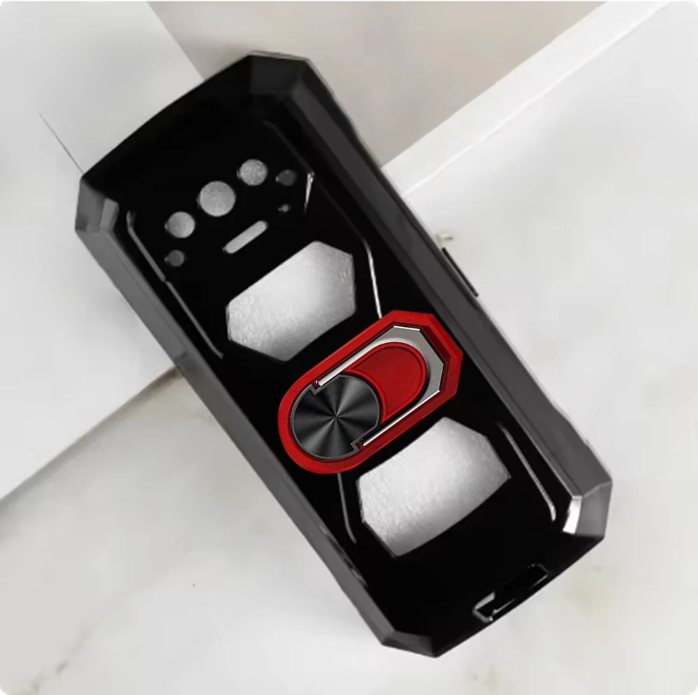 Enhanced Soft TPU Silicone Phone Case with Finger Ring Bracket