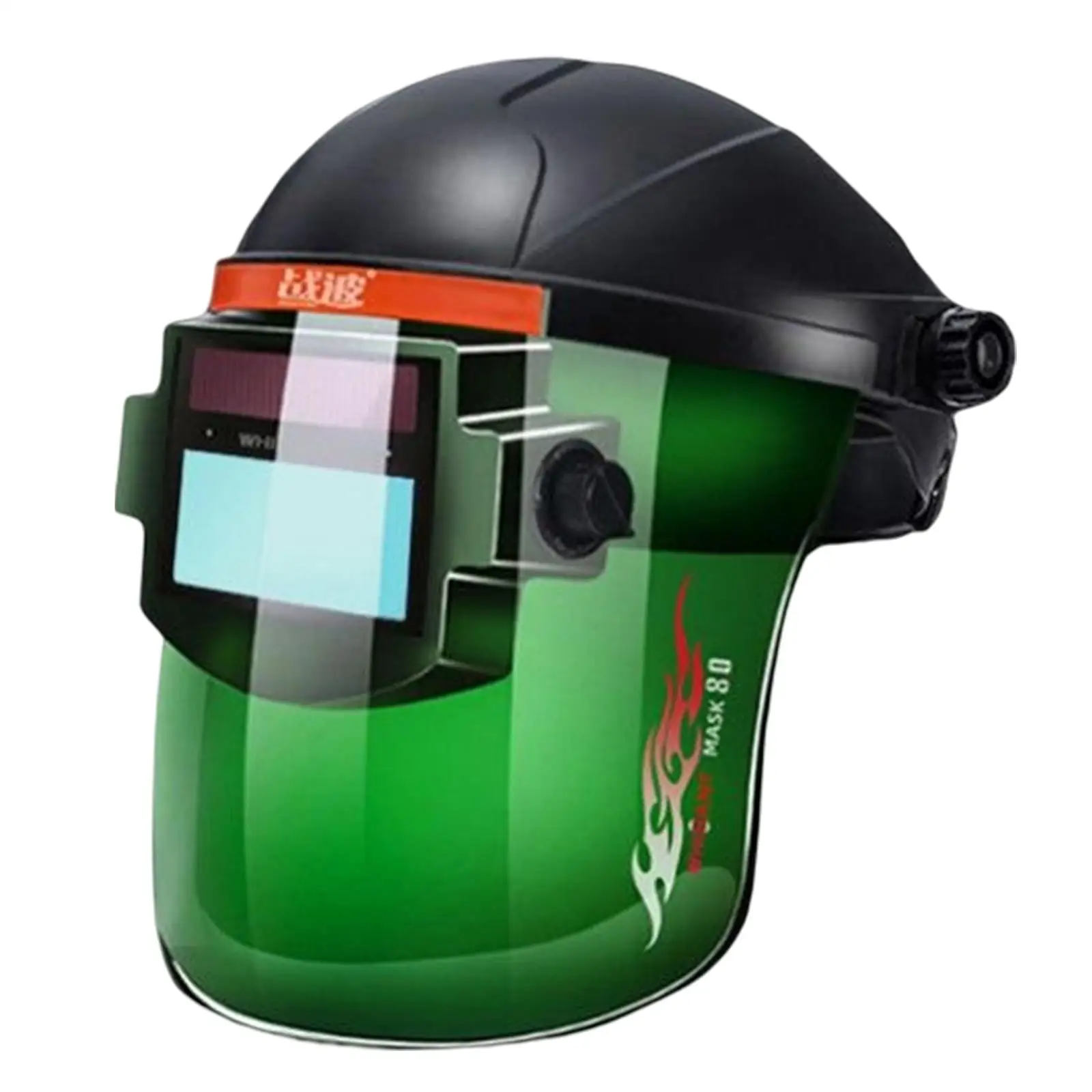 Casco Per Saldatura A Oscuramento Automatico | Maschera Protezione Viso Completa, Lenti Regolabili, Traspirante