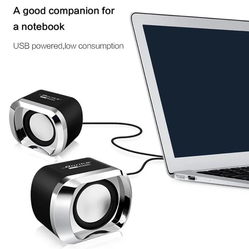 Portable Speaker Bonks High Power Full Range Stereo Subwoofer PC Speaker Portable Bass Music DJ USB Computer Speakers For Laptop Phone TV portable speaker,audio speakers