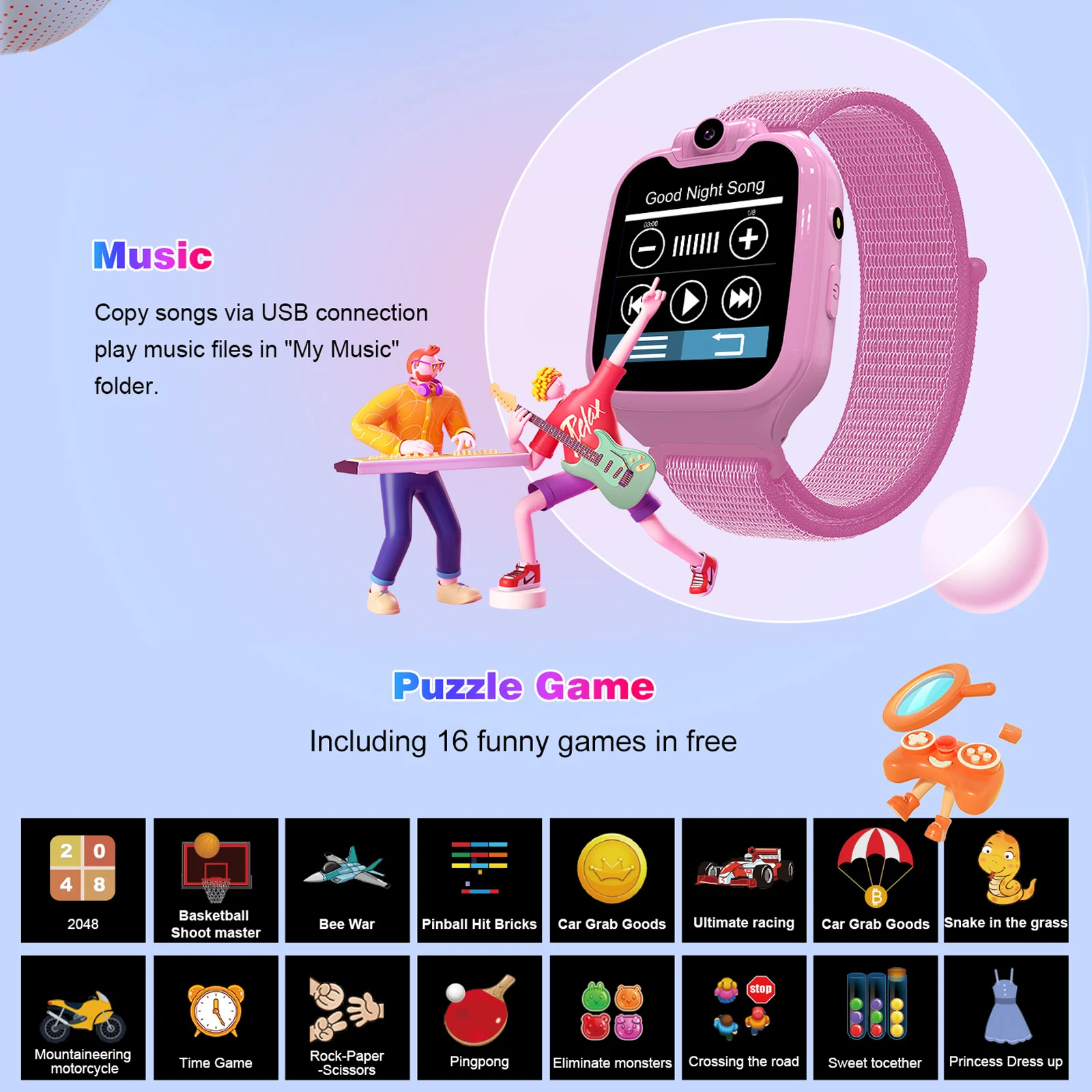 G9 2G  Ʈ ġ Smartwatch ˶ ð 16   ī޶   ÷̾ ġ  Smartwatch