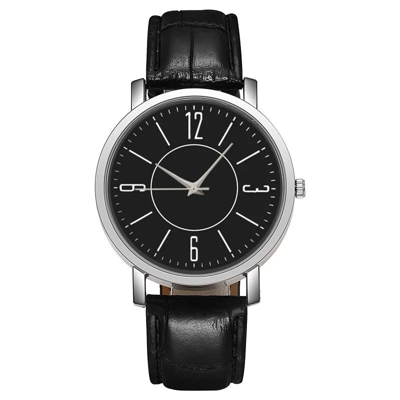 

New Couple Watch Fashion Casual Ultra Thin Watches Simple Leather Quartz Wristwatch Clock Luxury Wristwatch parejas