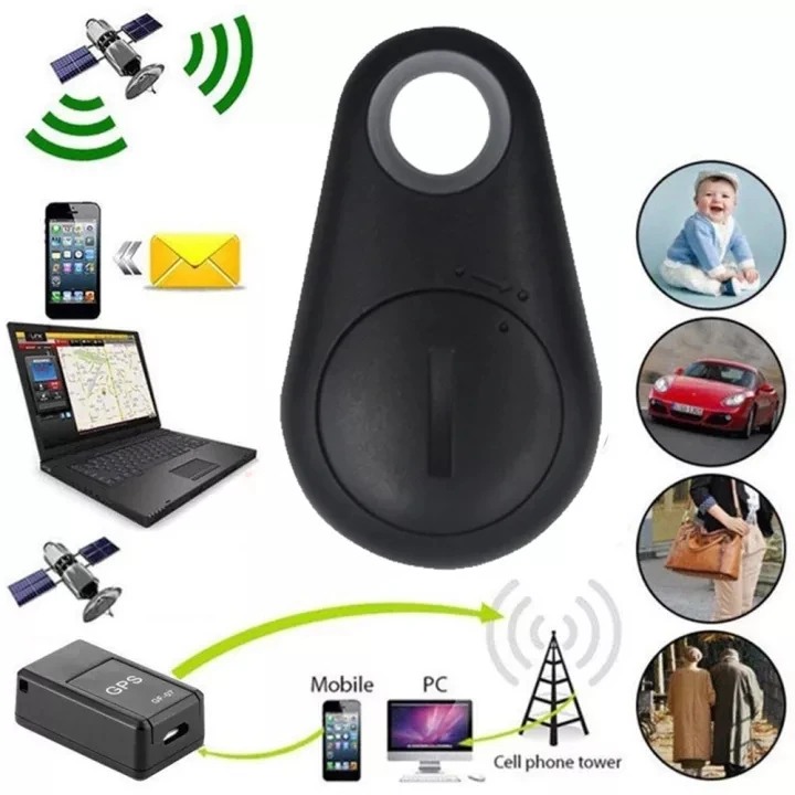 Gps Tracker Gps Locator Anti Lost Tracker Bluetooth Tracker Bluetooth Gps Tracker Smart Bluetooth Mini GPS Tracker Cat Dog Anti-Lost Tag Locator Pets Articles Keychain Wallet Collar Tracking Device Accessories