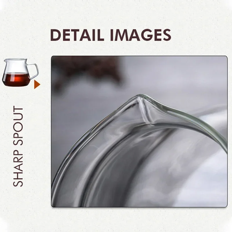 400ml 600ml Coffee Server Pour Over Glass Range Dripper 01 02 Heat Resistant Coffee Kettle Brewer Drip Share Pot coffee maker coffee pot coffee kettle pour over coffee maker coffee server