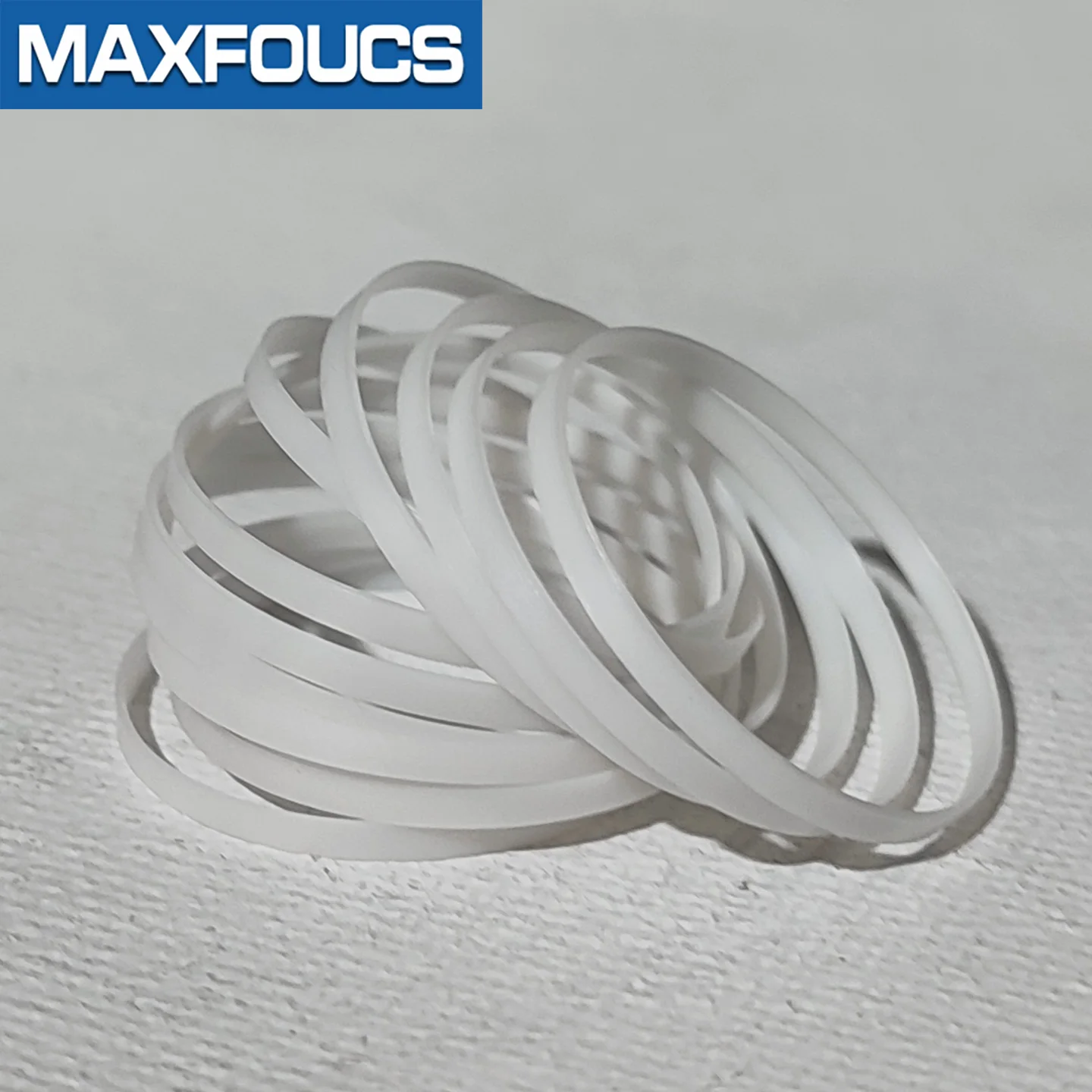 PTFE-Dichtung, 0,4 mm dick, 1,7 mm hoch, 35–40 mm Durchmesser, weißer I-Ring, passend für vordere Kristalldichtung, wasserdichte Reparatur-Uhrenteile – Detail 5