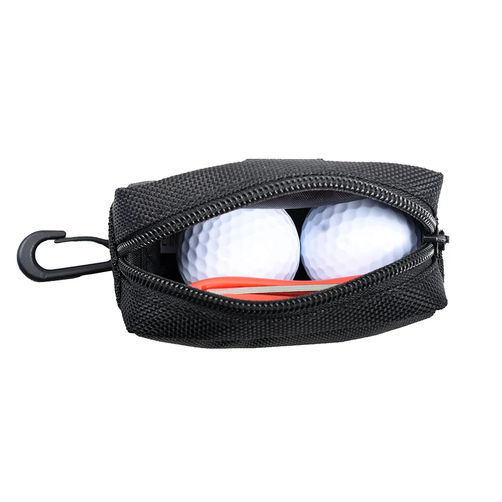 Description Picture 5 of itemWaterproof Golf Ball Bag With Clip Golf Tee Holder Pouch Golf Ball Pocket Fanny Pack Lightweight Golf Ball Case Golf Accessories