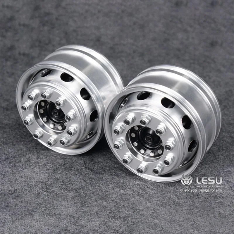 

1/14 Truck Tamiya draghead wide wheels aluminum alloy front wheels mud head modified model