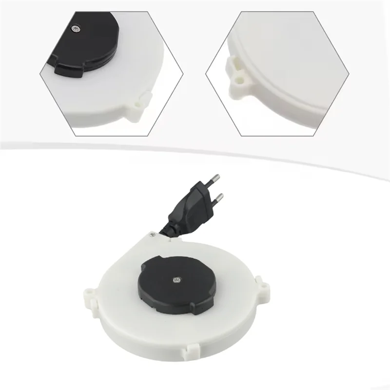 ABGE-자동 수축형 102X18.5mm 220V 파워 릴 케이블 캠핑 와이어 케이블 슬리브 글로벌 EU 플러그용