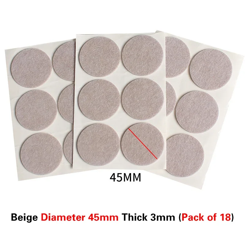 Vilten Tafelstoel Voetkussen Meubelbescherming Vloer Slijtvast Geluidsreductie Anti Slip Kruk Stoel Hoekkussen