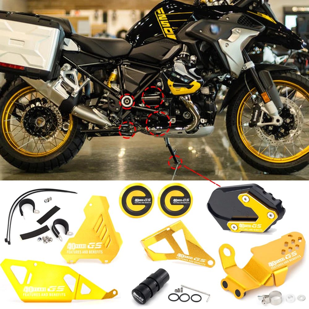 Cubierta protectora de piezas de accesorios de motocicleta BMW Motorrad R1250GS Adventure 40 años GS R 1250GS Adventure GSA 1250 2019 | - AliExpress