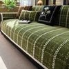 2024 Winter Slipcover Funda Sofa Mats housses de canapé Living Home Non-slip Scottish Plaid Sofa Cushion Couch Sofa Covers 1