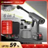 NEWBENY 200Bar 6 IN 1 Brushless High Pressure Car Washer Gun 2 Gears  Garden Cleaning Irrigation Tool For Makita 18V-21V Battery 1