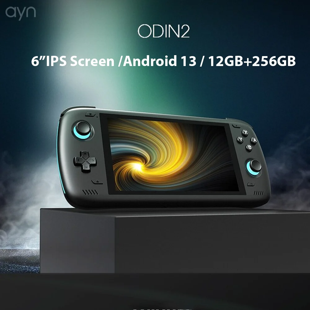 AYN ODIN2 Pro 12GB/256GB ブラック 新型AYN Odin 2 Pro携帯ゲーム機 12GB 256GB Android 13 6.0インチIPS