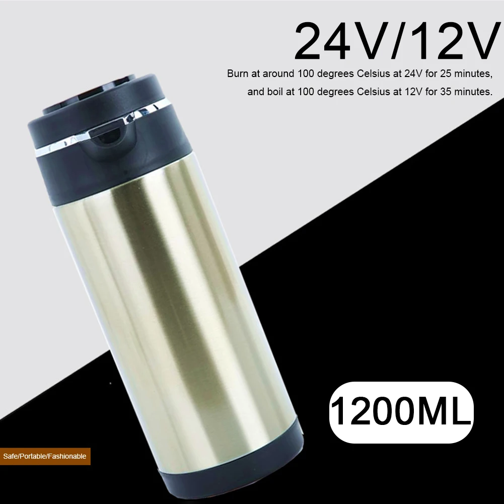 Stainless Steel Car Electric Kettle for Coffee and Tea