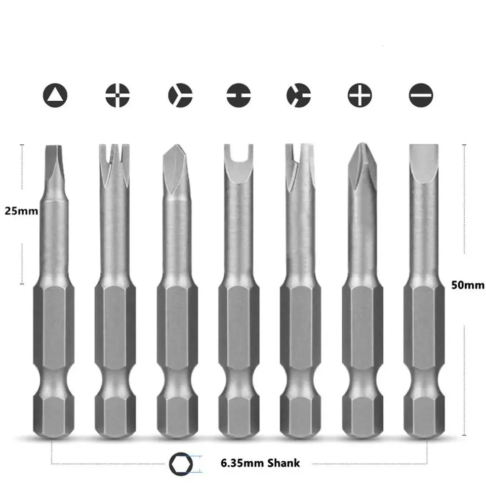 5 Stuks Speciale Vormige Schroevendraaier Set 50 Mm U-vormige Y-Type Driehoek Innerlijke Kruis Drie Punten schroevendraaier Bit Tool L-Sleutel  1420