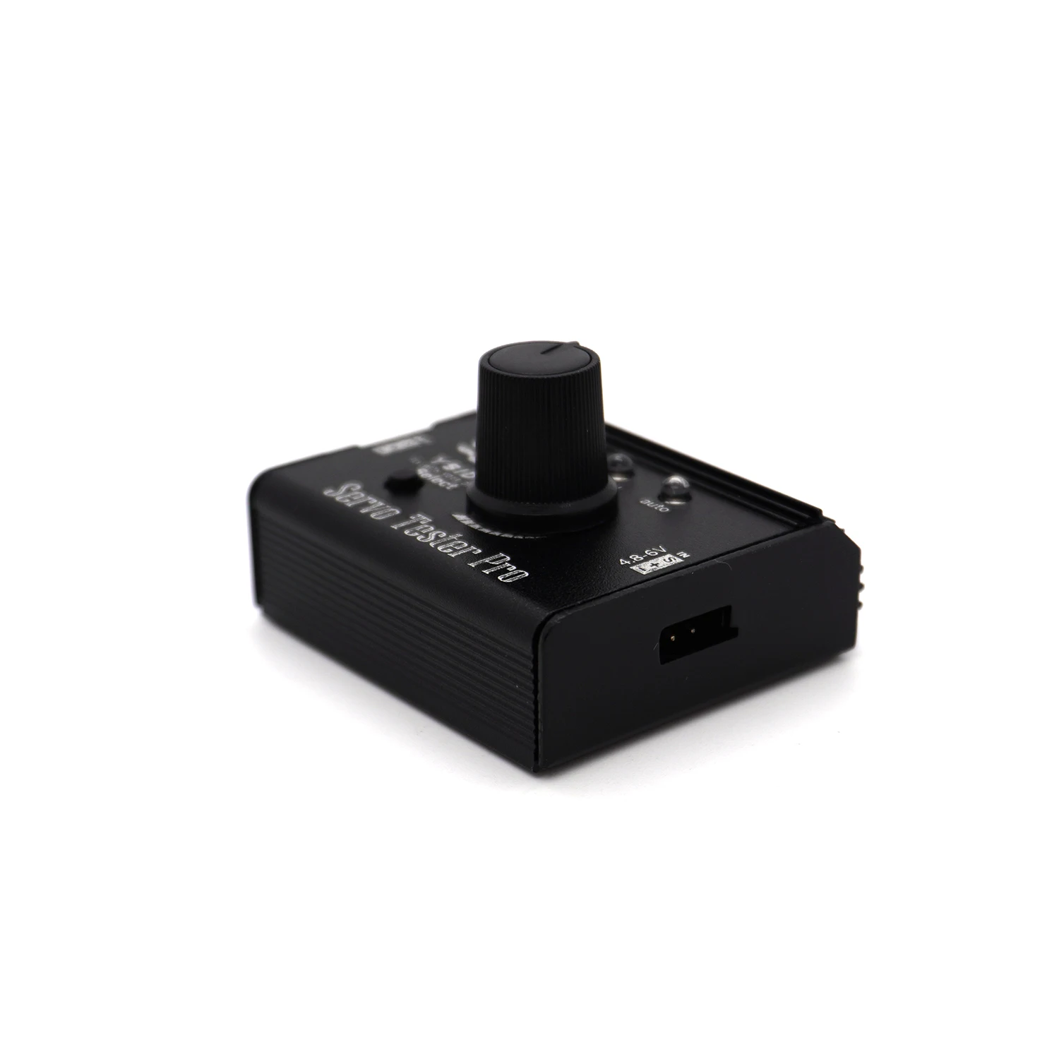 Câbles et connectique du testeur de servo RC universel pour branchement sur récepteur.