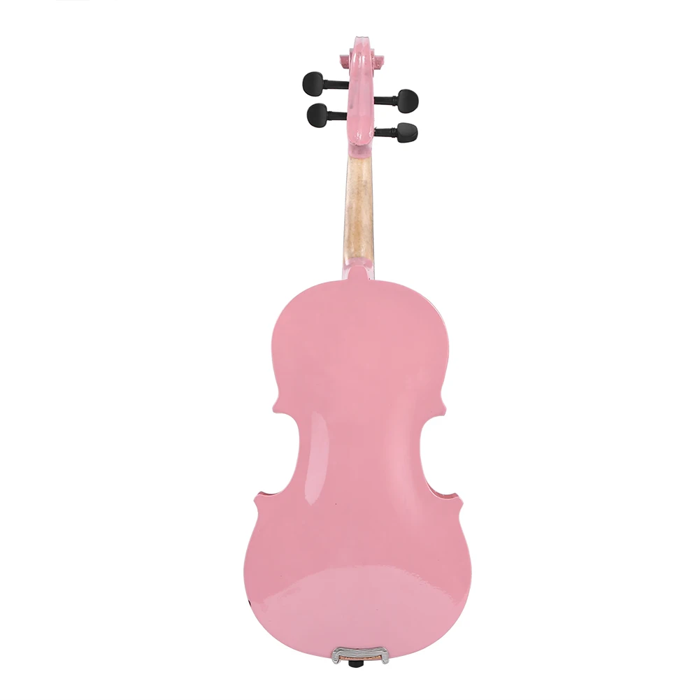 1/8 Size Splint Acoustic Violin with Rosin Bow Case Muffler Beginner Matte Violin Musical Instruments for Beginners and Students