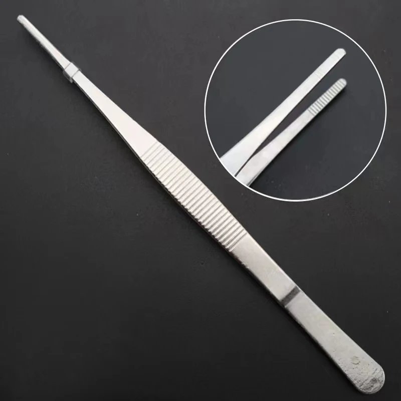 Stainless Steel Curved Tweezer Outdoor Bonsai Tools Succulent tools Plant Home Garden Tools 2pcs/lot