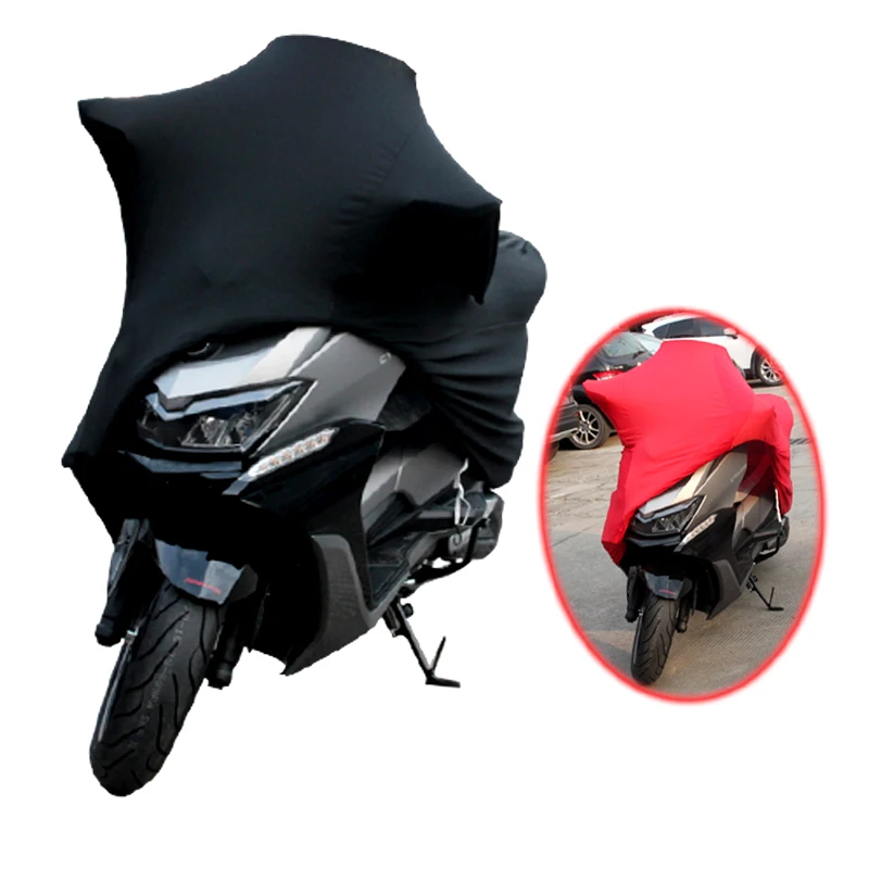 Universal Motorcycle Covers UV Protector Cover Indoor Outdoor 2 Colors Bike Motor Scooter Dustproof Cover Elastic Fabric M-4XL 72 pcs universal motorcycle dirt bike wheel rim cover spoke skins wrap tubes decor protector 12 colors