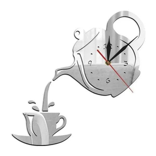 Orologi Da Parete 3D Fai Da Te, Orologi Da Parete In Acrilico Dal Design Moderno Adesivi Da Parete Decorazioni Per Soggiorno Cameretta Dei Bambini 90 Cm Argento 92615708