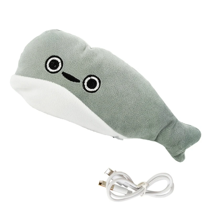 

Интерактивная игрушка Sacabambaspis для кошек, зарядка через USB, тренировочная игрушка для прыжков с рыбой, имитация игрушки