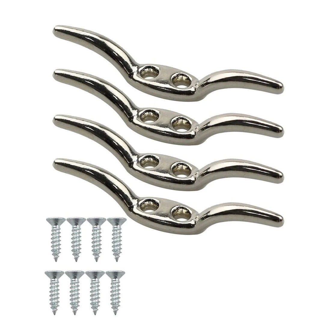 4pcs Metal Material Blind Cord Cleat for Blinds Flagpoles Awnings Blind Accessories Hooks