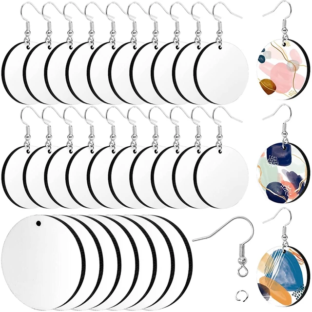 Round Sublimation Earrings