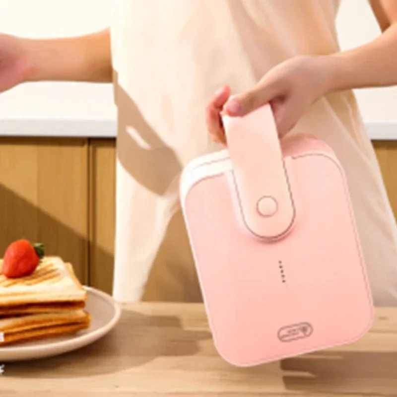 New Breakfast Sandwich Machine Internet Celebrity Home Small Bread Machine Switch Dual-purpose Toaster Press Sandwich