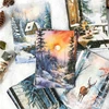 Journal GO 30sheets Vintage Winter Landscape Scrapbooking Material Paper Scrapbooking Decor Junk Journal Planner DIY Art Paper 1