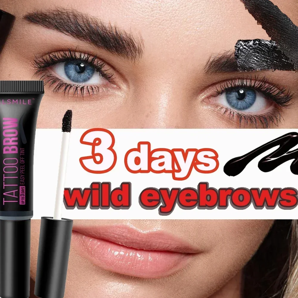 

Tearing Eyebrow Gel Dyeing Tint Shade Eyebrow Cream Waterproof Lasting 3 Colors Peel-off Eyebrow Tattoo Makeup Tearing Enhancer