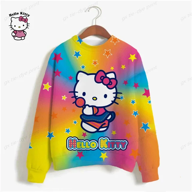 thumbnail image 1 of Sudaderas con capucha con estampado gráfico Y2k, ropa con estampado de HELLO KITTY, sudaderas con capucha para mujer, sudaderas de talla grande, sudaderas de calle para mujer, 1 of 5