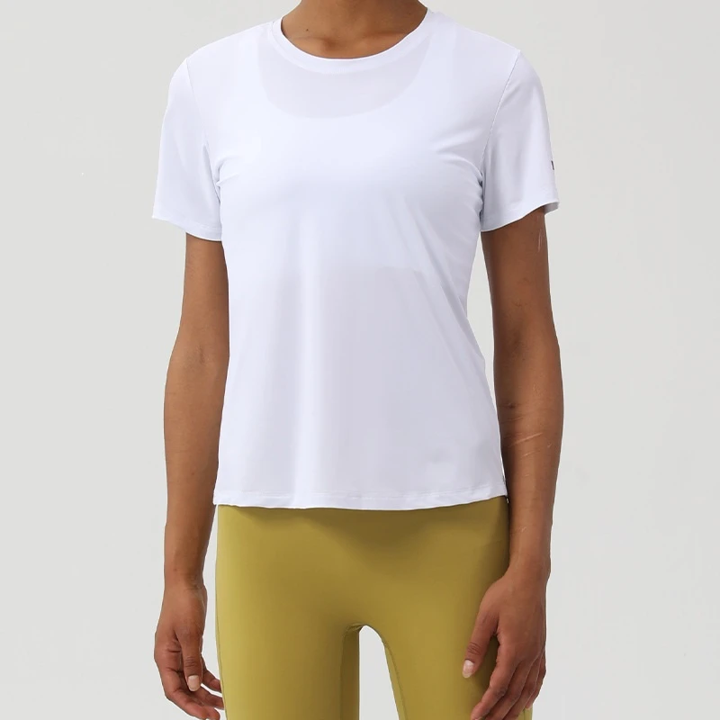 Loose Round Neck Women's Sports & Fitness Top - Image 5
