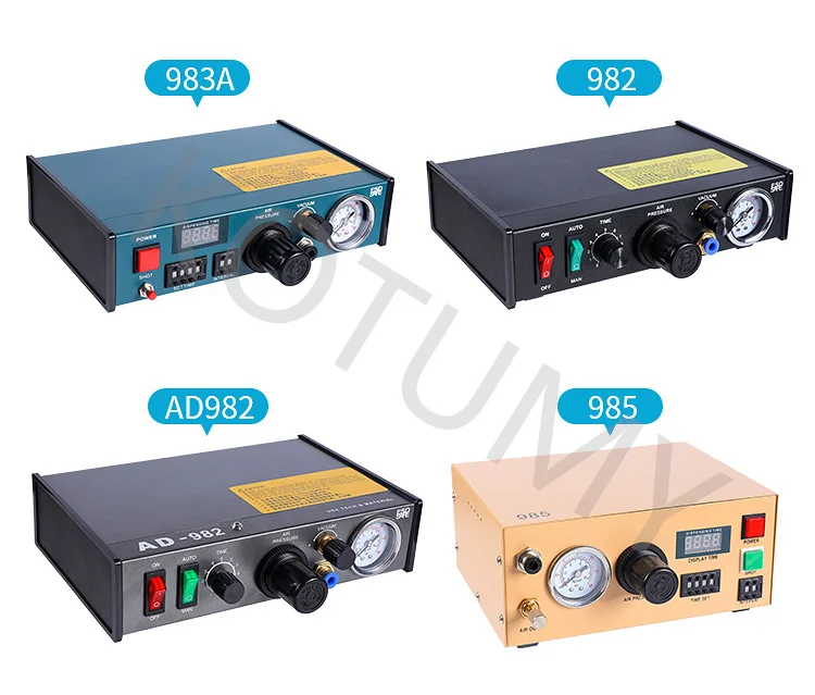 Description Picture 2 of item110V/220V Manual Pedal Glue Dispenser Epoxy Resin Automatic Glue Injection Machine Automatic Dispensing Machine BY-983A