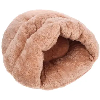 Warm Pet Nest Breathable House Comfortable Pet Nest Indoor Puppy Nest Dog Sleeping Bed for Kitten Dog House Winter Warm Sleeping