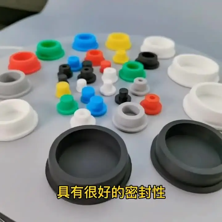 10 Pezzi Tappi Foro A Scatto In Gomma Silicone 2,5mm - 14mm - Tappi Di Estremità Per Spazzolini, Perni, Fori - Colore Trasparente