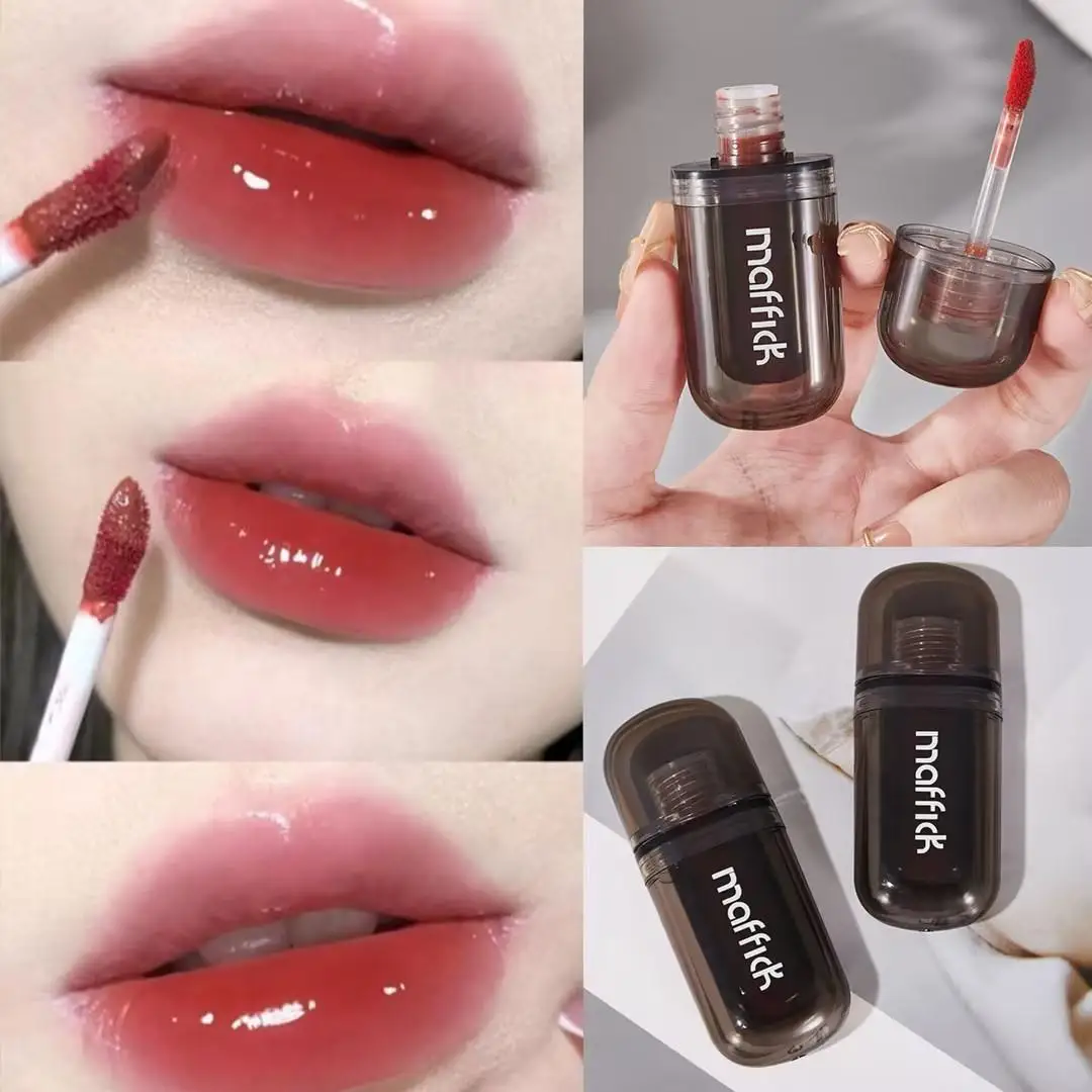 Waterproof Sweat Proof Non Smudging Small Tube Lip Gloss Moisturizing Long-lasting Lipstick lip makeup